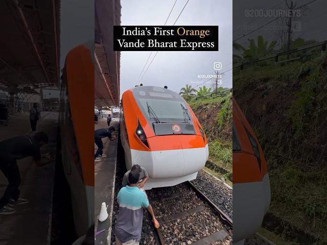 India’s FIRST ORANGE VANDE BHARAT EXPRESS | MOST LUXURIOUS TRAIN OF INDIA 