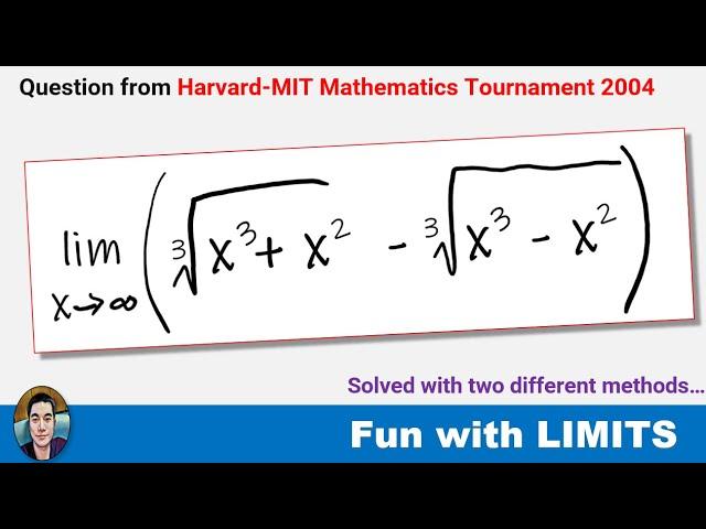 How to get this limit (of the form ∞ - ∞)? (A question from Harvard-MIT Math Tournament 2004)