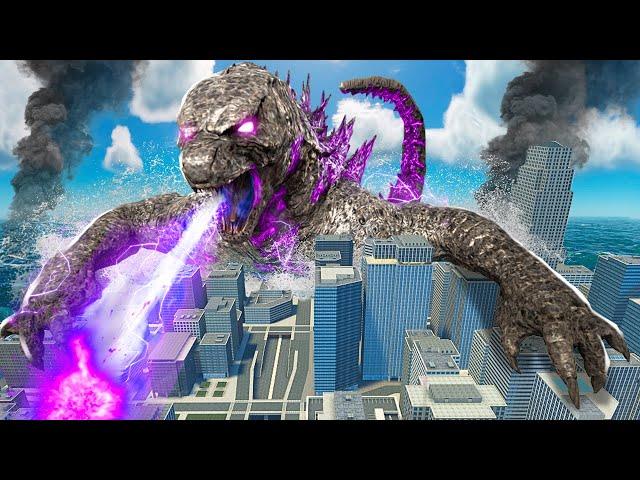 GODZILLA IS DESTROYING MY CITY... (Gmod Sandbox)