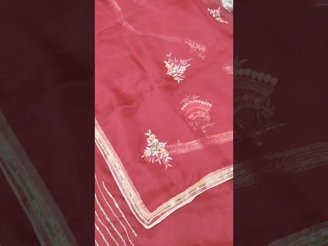 Pure organza hand work suit #royal #collection #butique #rajpura