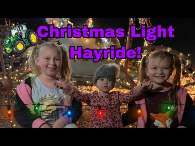 Greenspot Farms Christmas Light Hayride!