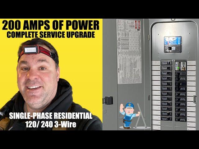 Upgrading an electrical service from 100A to 200A | Clark, New Jersey