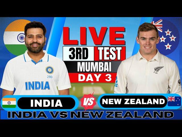  IND vs NZ Test: India vs New Zealand, Day 3, 3rd Test | Live Score & Commentary | IND vs NZ Live