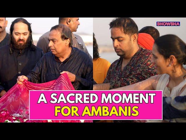 Mukesh Ambani, Akash, Shloka, Anant & Radhika Take Holy Dip & Seek Blessings At Maha Kumbh Mela