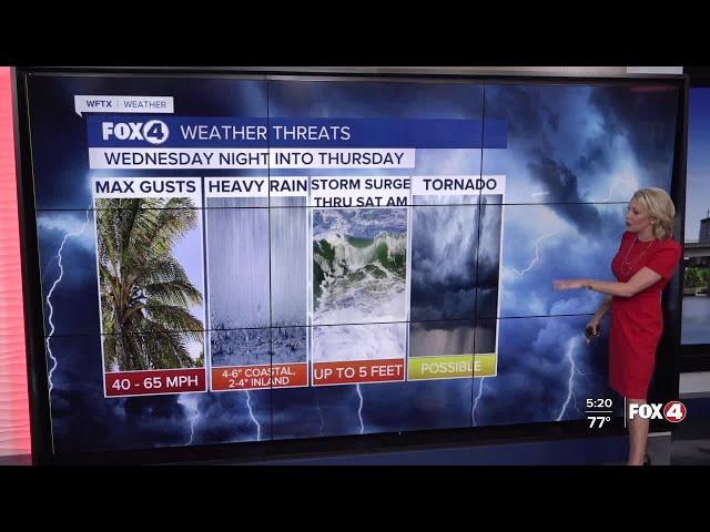 5pm Tracking Helene