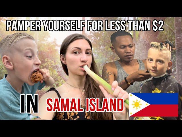 Exploring a Ruined Resort and visiting local Barber | Happy Day on Samal Island 