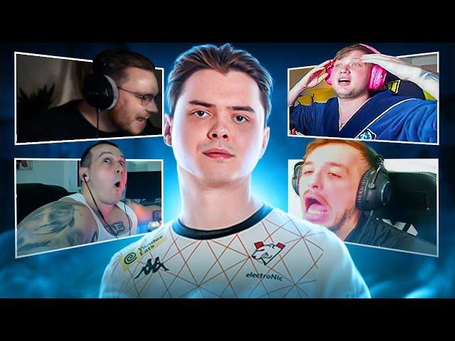 PRO PLAYERS & STRMS REACT TO ELECTRONIC INSANE PLAYS!