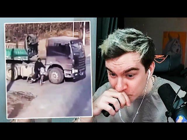 БРАТИШКИН СМОТРИТ ВИДЕО "НА ГРАНИ СМЕРТИ" | NEAR DEATH CAPTURED pt 126,127