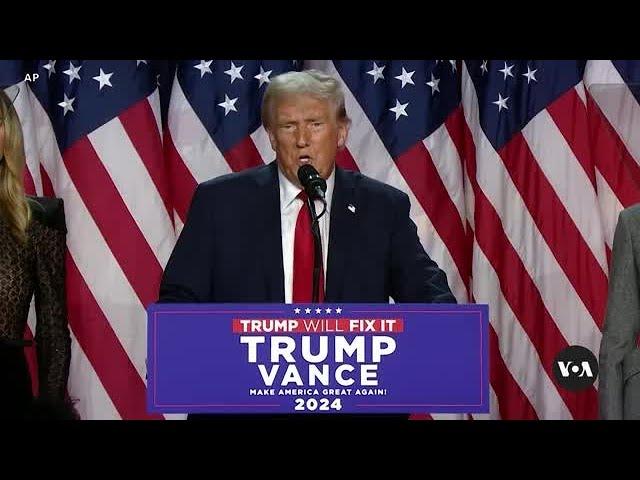 Donald Trump re-elected 47th president | VOA News