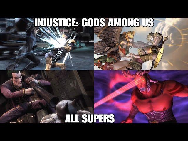 Injustice: Gods Among Us - All Supers 4K