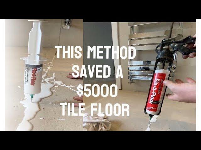 Method Surprised a Tiler of 40Year! Fix Tiles Without Removing  Fix a Floor