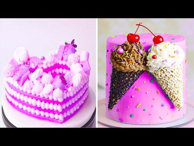 Indulgent Dessert Recipes You'll Love  | So Tasty Colorful Cake Tutorials | Perfect Cake Decorating