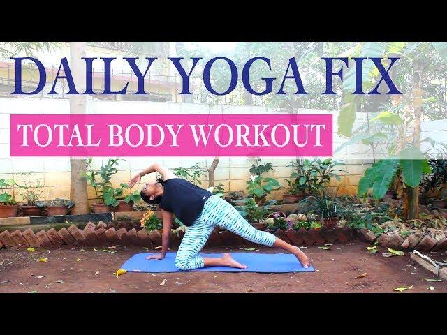 Surya Namaskar & Chandra Namaskar | Full Yoga Body Workout for Weight-loss I Yogalates with Rashmi