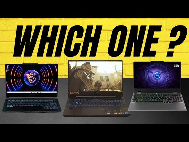 Lenovo LOQ (2024) vs Asus TUF Gaming F15 vs MSI Cyborg 15 - Which should you buy ?