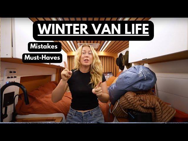 Winter Van Life: Mistakes + Everything You Need to Know to Prep Your Van For Winter Van Life