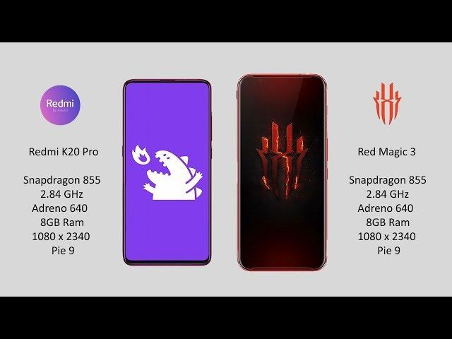 Redmi K20 Pro vs Nubia Red Magic 3: Antutu Benchmark