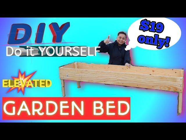 Cheap and Easy Elevated Garden Bed | In CANADA if you don't want to pay more DO IT YOURSELF!