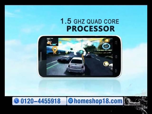 HomeShop18.com - Spice Full High Definition Quad Core Mobile- Mi 525