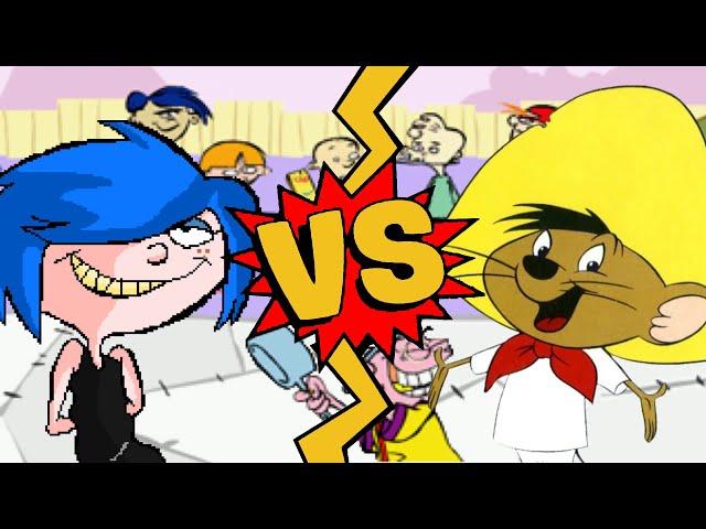 M.U.G.E.N. Battles | Marie Kanker vs Speedy Gonzales | Ed, Edd n Eddy vs Looney Tunes