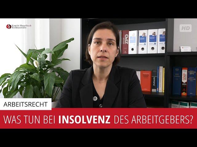 Was tun bei Insolvenz des Arbeitgebers? - Kanzlei Hasselbach