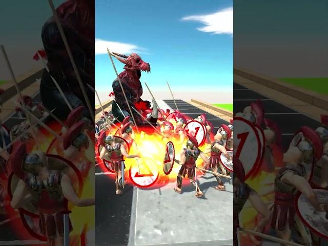 Headless Hulk vs Spartans - Animal Revolt Battle Simulator #animalrevoltbattlesimulator #arbs