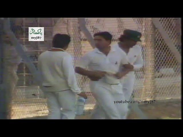 Abdul Qadir fight with Spectator I Verbal heated Argument | Pak v Eng 3rd Test 1987/88