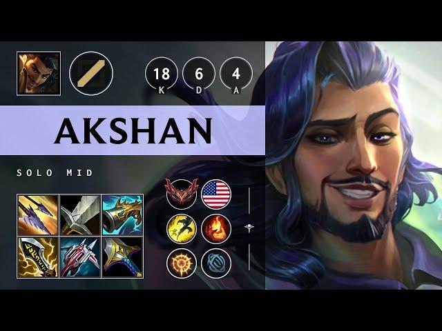 Akshan Mid vs Hwei: Triple Kill, Legendary - NA Grandmaster Patch 14.22