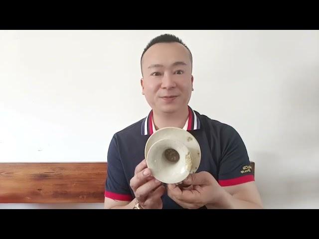 元代青釉碗老化特征，北宋与南宋圈足对比，清代无双谱人物陶瓷印#古玩 #翡翠 #收藏