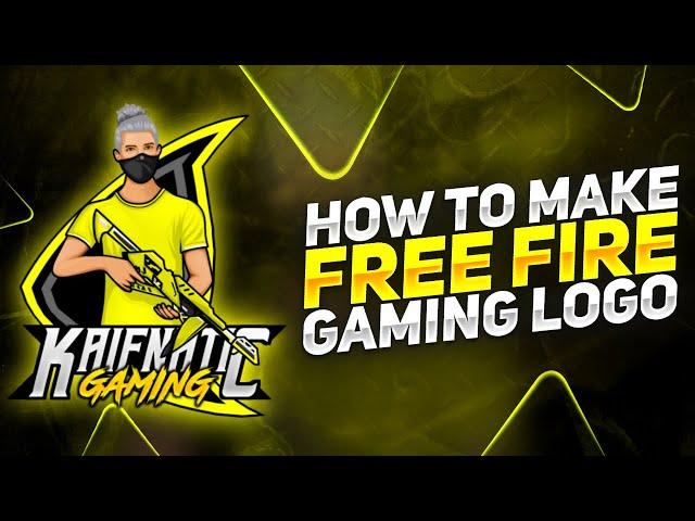 How to Make FREE FIRE Gaming LOGO in Pixellab | Free Fire Mascot Logo in Pixellab