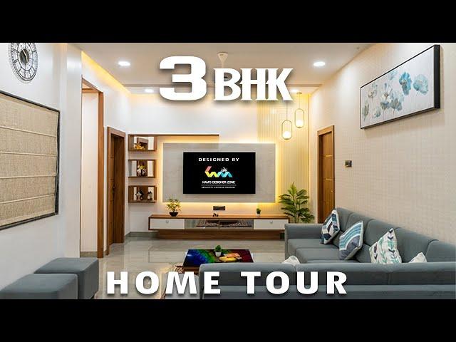 Simple & Elegent 3bhk Home Tour @ Dighi | Best Interior Designer in Pune | Kams Designer Zone