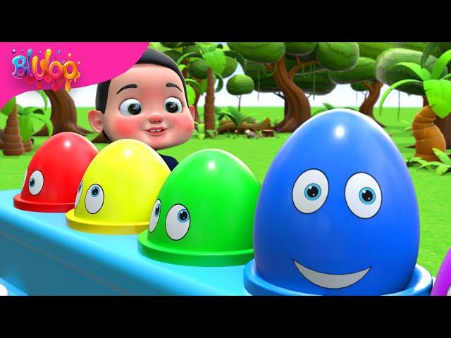 Surprise Eggs Kids Song | BluLoo Nursery Rhymes & Kids Songs