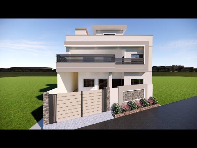 8 Marla House Design with basement - 7 Bedrooms | Small house design | Modern house design ideas