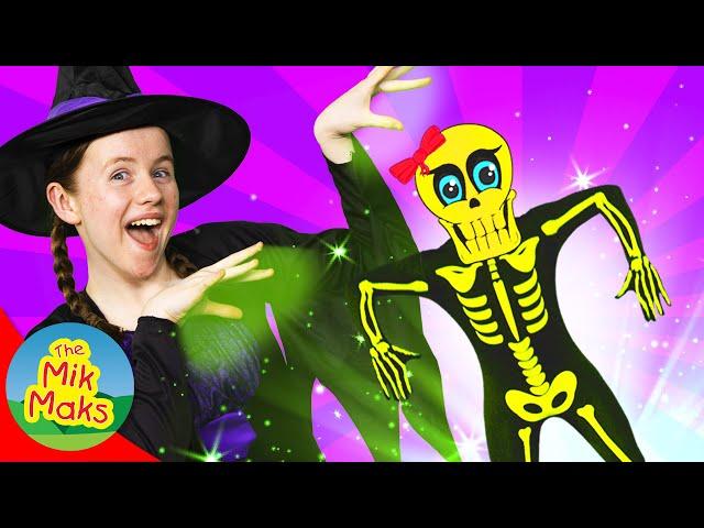 Silly Skeleton Shuffle | Halloween Songs | The Mik Maks