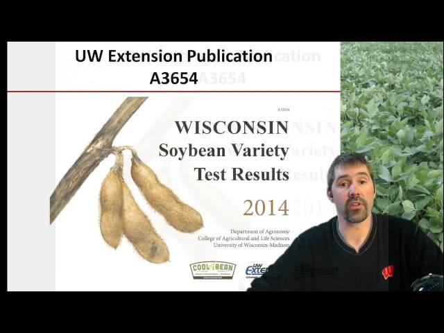 Soybean crop management in Wisconsin, 1/3