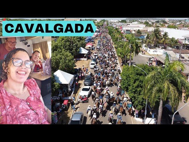 Cavalgada de abertura da EXPOARI em Ariquemes