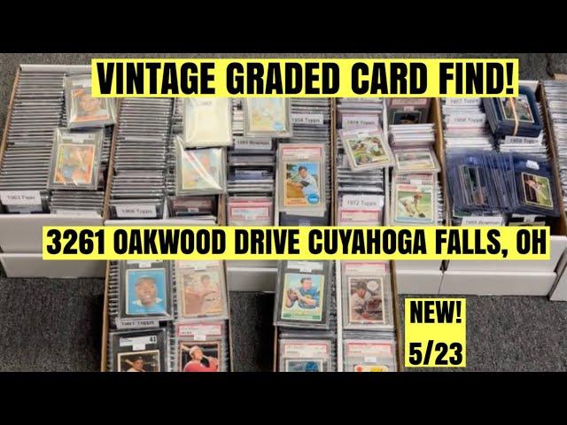 HUGE VINTAGE GRADED CARD FIND! STOP IN AT TRIPLE PLAY VINTAGE. *NEW 5/23*