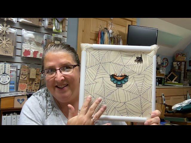 FLOSSTUBE #84- The Northwoods Stitcher: Thrifting Superpowers!!  Shop haul, starts, and a finish!