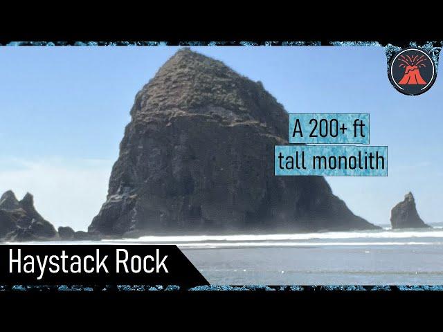 The Geologic Oddity in Oregon; Haystack Rock, a 200+ Foot Tall Monolith