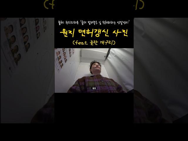 재촬영해도 똑같은 #원지 #원지의하루 #shorts #팬계정