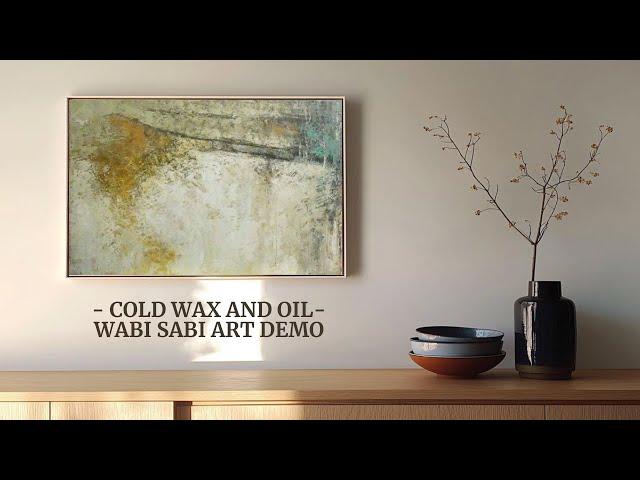 Art Vlog: Wabi Sabi Landscape Painting-Vision Beyond Details