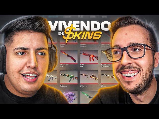 ENTREVISTA COM O MAIOR TR4DER DE SKINS DO BRASIL (Matheus Bisnesket) - LIVE VIVENDO DE SKINS 1