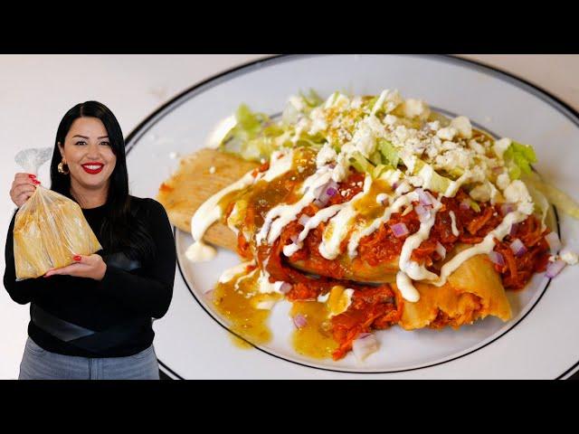 Easy TAMALES Rojos Recipe & Buttery Masa ( Stand Mixer & Pressure Cooker Recipe ) TINGA TAMALES