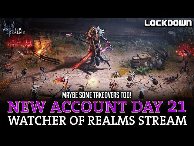 Epics Only, New Account Day 21! Live Stream! Watcher of Realms