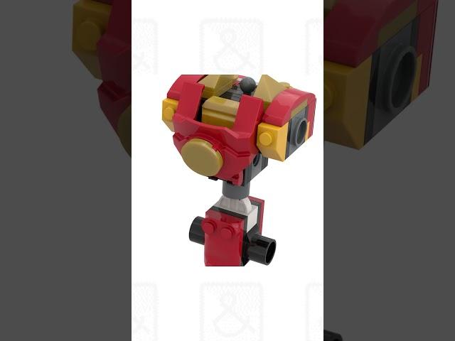 LEGO 71808 Kai's Elemental Fire Mech Custom