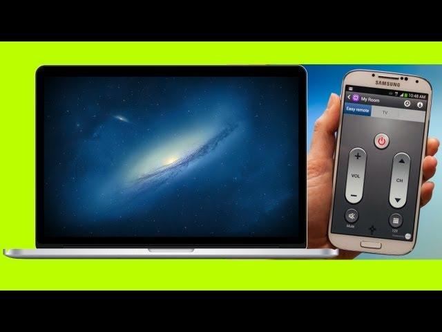 HOW TO: Use your Samsung Galaxy S4 as a MacBook REMOTE | control your MacBook with the S4