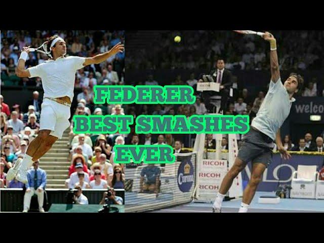 ROGER FEDERER BEST SMASHES EVER.. (HD)