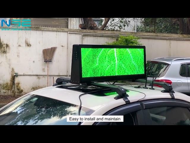 Outdoor High Quality Car Top LED Advertising Screen Display