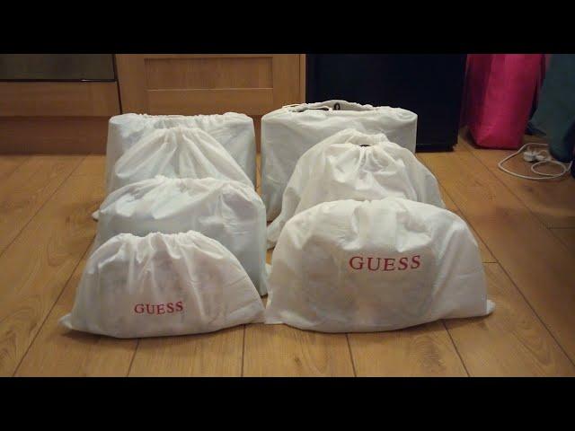 My entire Guess handbag collection...Part one 