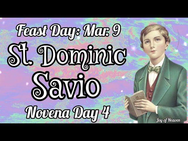 ST. DOMINIC SAVIO Novena Day 4 / Patron Saint of Choirboys and Falsely Accused People