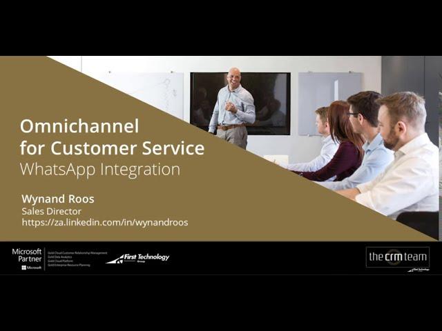 Omnichannel for Customer Service - WhatsApp Integration